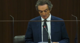 Respinta la sfiducia a Fontana. Contestazione dei CARC Le dichiarazioni di Fontana in Consiglio Regionale
