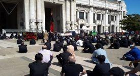 Sciiti celebrano l'Ashura in Stazione Centrale