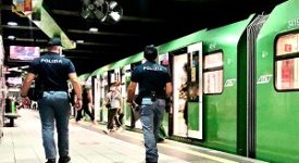 Controlli antiborseggio nelle metropolitane