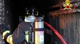 vigili del fuoco piazza libia