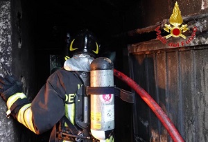 vigili del fuoco piazza libia