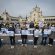 Lavoratori dello sport protestano in Duomo e al Cimitero Maggiore