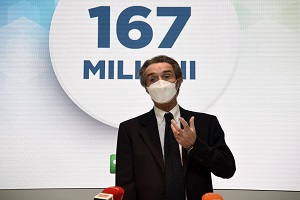 Fontana: 167 milioni per le categorie escluse dai decreti ristori