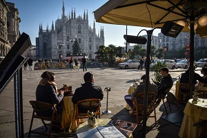 Code per l'aperitivo nel primo giorno in zona gialla