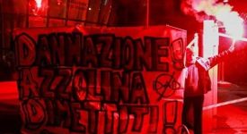 Manifestazione della piattaforma no Dad