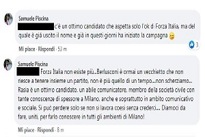 Piscina (Lega) Forza Italia è morta, Berlusconi un vecchietto e Rasia già in campagna elettorale