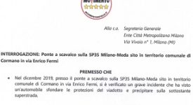 Sala si è dimenticato del ponte di Cormano