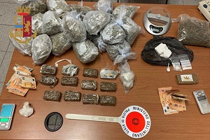 Due arresti per detenzione e spaccio di droga