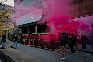 Occupato l'ex cinema Arti