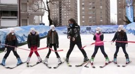 Ski in the city porta una pista di 30 metri a Milano