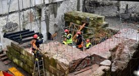 Scavi M4: scoperte antiche mura