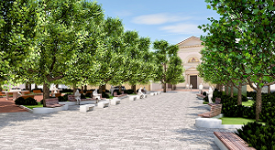 Inizia la sistemazione definitiva di piazza Angilberto II