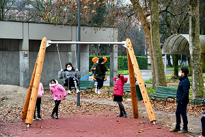 Nuovo parco giochi accessibile in Piazza Paci