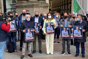 Flash mob di Fratelli d'Italia contro il coprifuoco