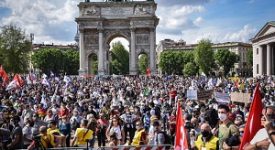 Manifestazione per la legge Zan