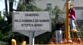 Inaugurato il Giardino dei bambini in Piazza Luigi di Savoia