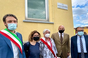 Intitolata una via a Oronzio De Nora