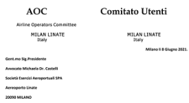 Linate, Onlit: "Escluse le compagnie aeree dall'inaugurazione, Sea non inclusiva"