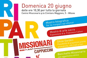 Festa "Ripartiamo insieme" al convento dei Frati missionari