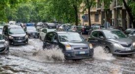 Allerta gialla per forti temporali nel fine settimana Temporale