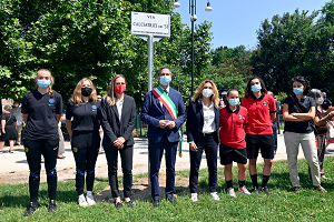 Intitolata una via alle Calciatrici del 1933