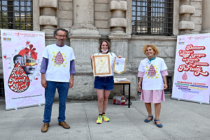 Biciclettata per sensibilizzare sull'importanza di donare il sangue