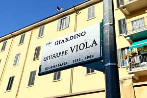 Dedicato un giardino a Beppe Viola