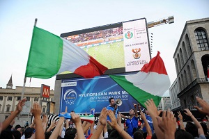 Niente maxischermo per la finale europea