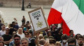 Manifestazione No Green Pass