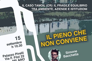Il caso Tamoil di Cremona: conferenza con Giulio Cavalli al Pirellone