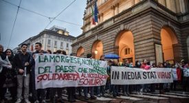 Manifestazione no green pass: 14 denunciati
