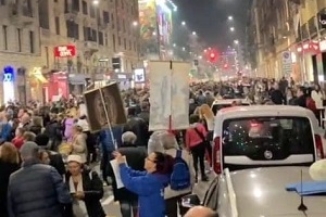 Corteo no green pass: un arresto e 83 denunce