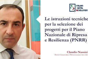 Le istruzioni tecniche per la selezione dei progetti per il Piano Nazionale di Ripresa e Resilienza (PNRR)