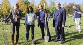 Mission Bambini e Mediobanca insieme per l’ambiente: piantumati 500 alberi a Monza