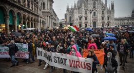 Niente accordo sul percorso del corteo no Green Pass