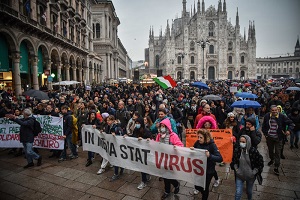 Niente accordo sul percorso del corteo no Green Pass