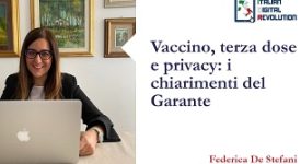 Vaccino, terza dose e privacy: i chiarimenti del Garante
