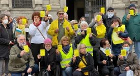Flash Mob in piazza Duomo contro la demolizione di San Siro e la “sparizione” di 5 ettari di verde