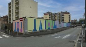 Un murale da Nobel ispirato a Marie Curie per scuola elementare che porta il nome della scienziata