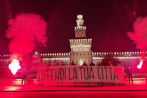 Stupri di capodanno: blitz di CasaPound e la Rete dei Patrioti