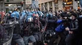 Corteo studenti: scontri con la Polizia