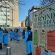Protesta degli infermieri davanti al Pirellone