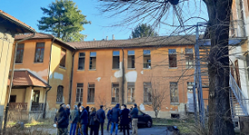 Sgomberata l'ex scuola Manara