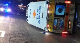 Roma, nella notte ambulanza coinvolta in un incidente. Ugl Salute: “Tragedia sfiorata, sicurezza sul lavoro sia priorità”