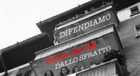 Un appello contro gli sgomberi a Baia del Re