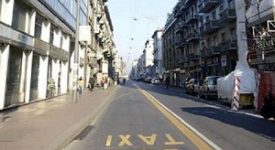 Presidio Lega in via Padova contro il blocco del traffico