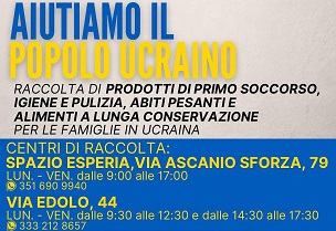 A Milano partita la raccolta di aiuti per l'Ucraina