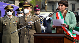 Cerimonia per il 174° anniversario delle Cinque Giornate