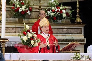 A Pasqua Mons. Delpini a pranzo con gli ucraini