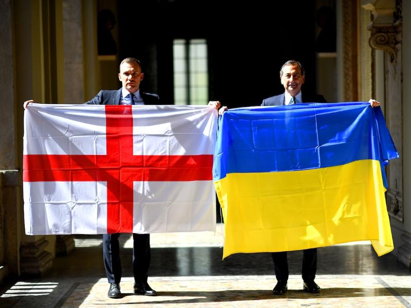 Shevchenko e il Sindaco Sala Insieme per l’Ucraina